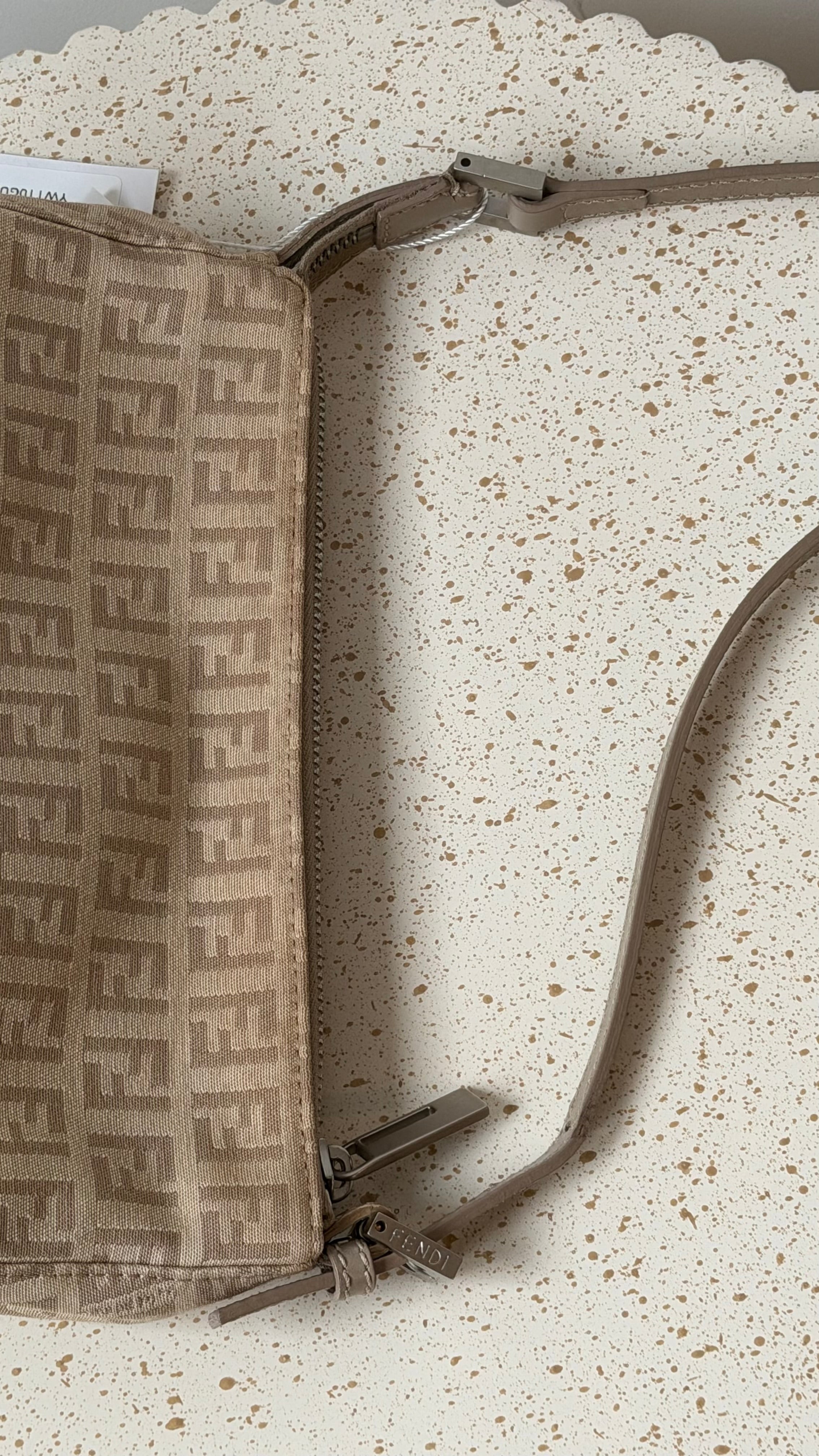 Fendi Zucchino Canvas Pochette