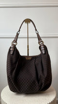 Celine Macadam Canvas Hobo Bag