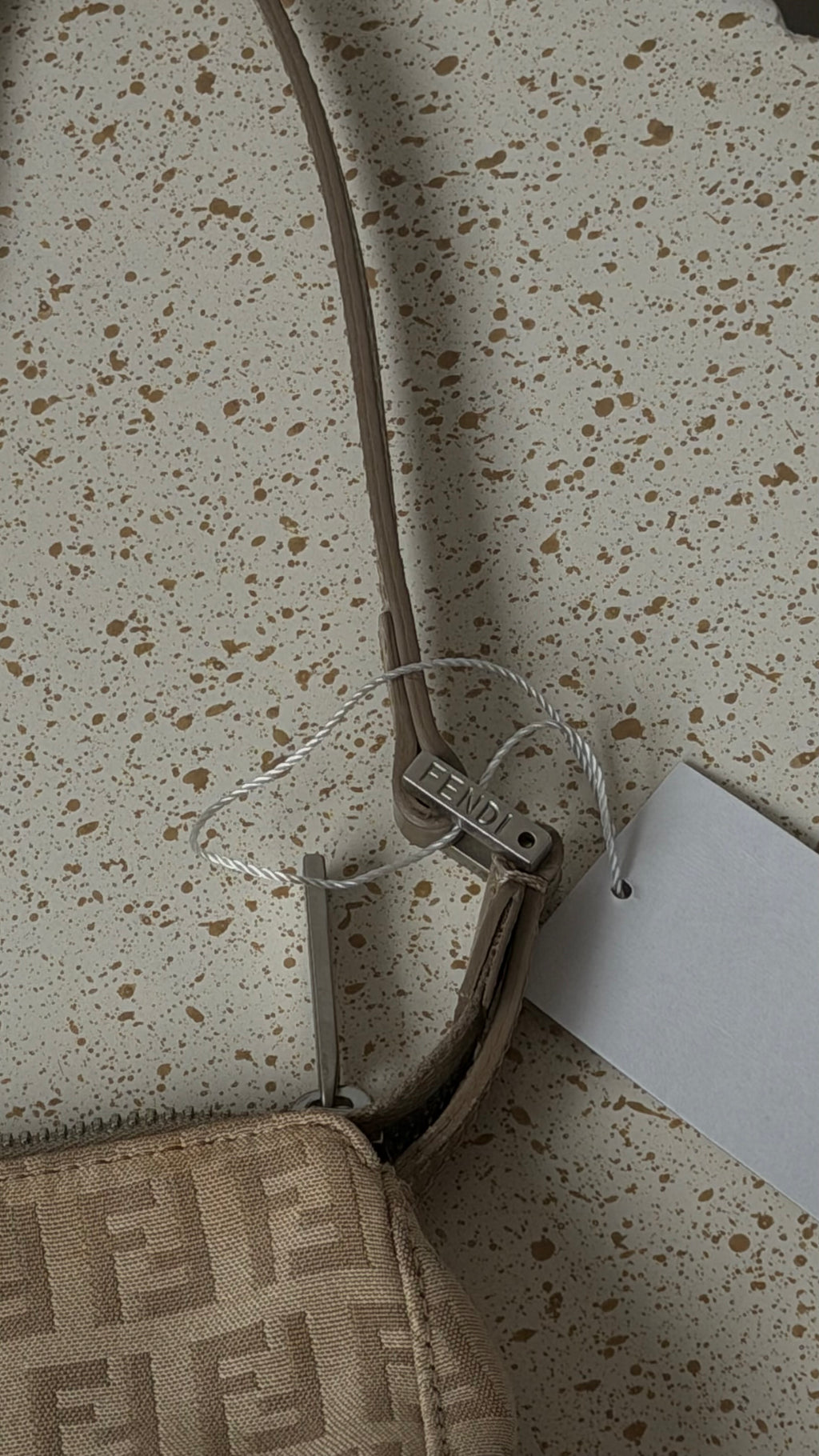 Fendi Zucchino Canvas Pochette