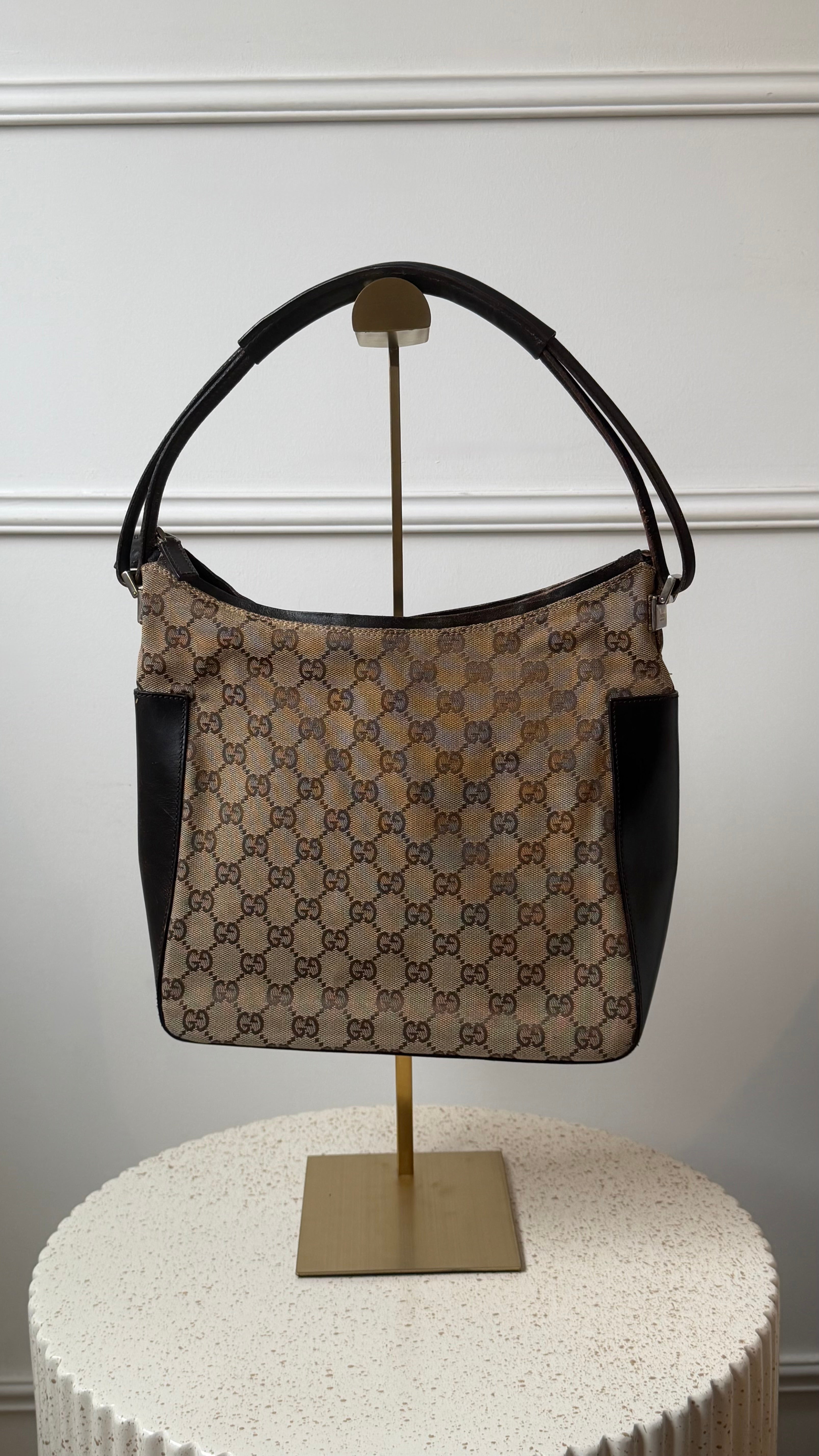 Gucci GG Canvas & Leather Shoulder bag