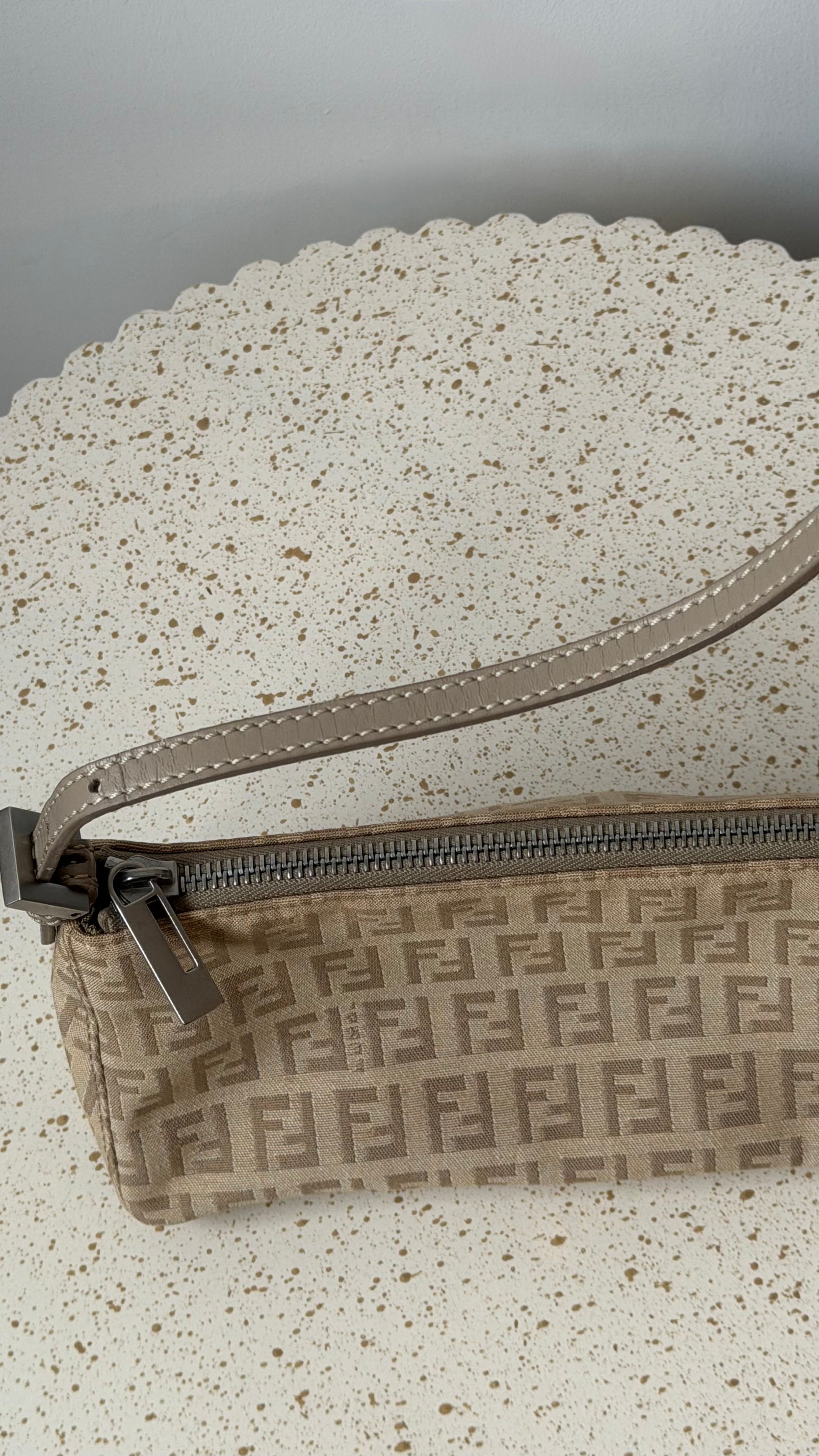 Fendi Zucchino Canvas Pochette