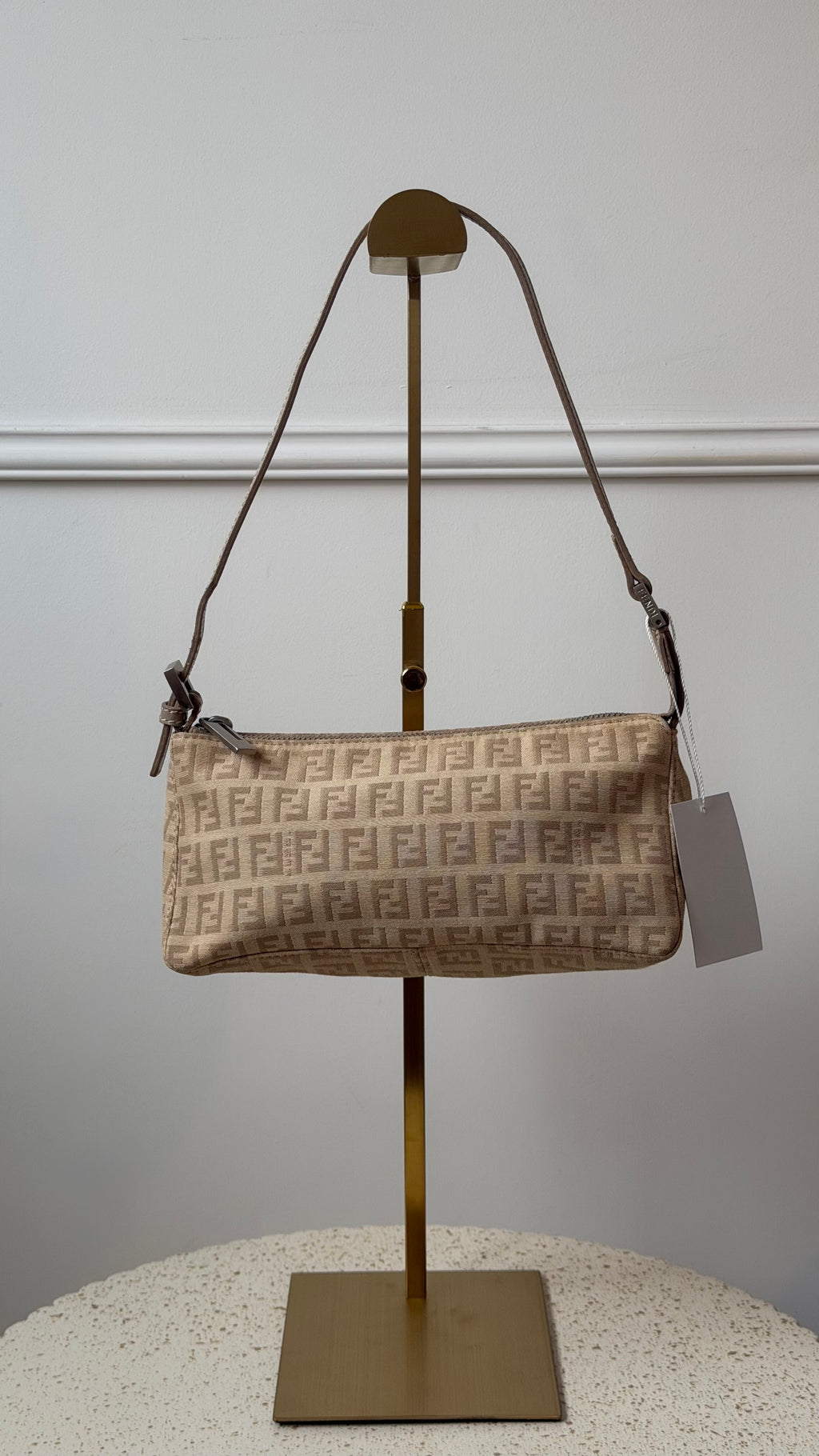 Fendi Zucchino Canvas Pochette